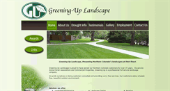 Desktop Screenshot of greeninguplandscape.com